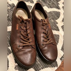 Men’s ECCO leather casual shoes. Sz 12